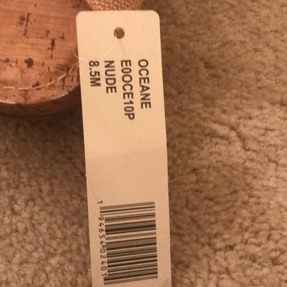 Esprit oceans nude wedge sandals NWT - Picture 3 of 6